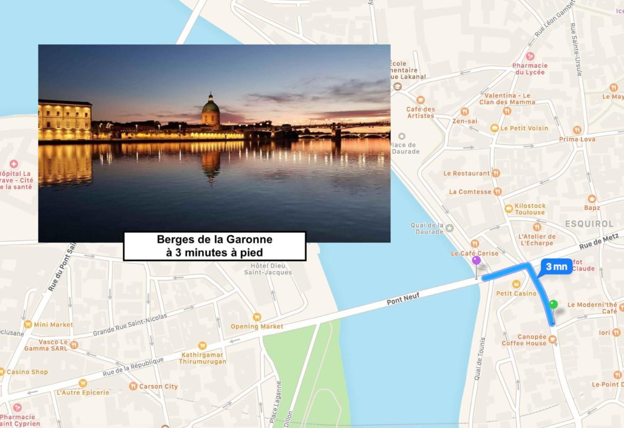 L'Estival - Appartement Au Calme Toulouse Hypercentre Eksteriør billede